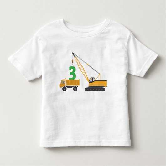 第3誕生日の建築のティー トドラーTシャツ (正面)