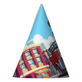 第3誕生日の普通消防車 パーティーハット (左)