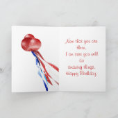 第3誕生日の気球 カード (内部)