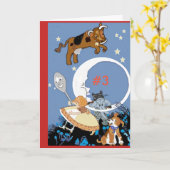 第3誕生日の童謡 カード (黄色い花)