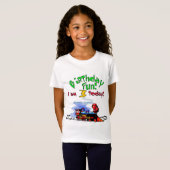 第3誕生日のTシャツおよびギフトを訓練して下さい Tシャツ (正面フル)