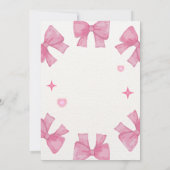 第3誕生日招待状 – かわいい&カスタマイズ可能なパーツ 招待状 (裏面)