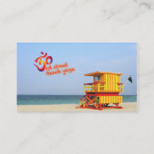 第3通りのビーチのヨガ 名刺 (裏面)