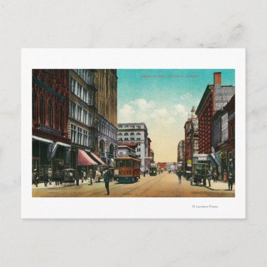 第3通り、オレゴン、ポートランド ポストカード (正面)