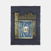 第3連戦歩兵(BA2) フリースブランケット (正面)