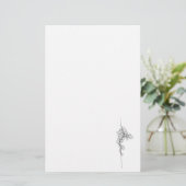 第3静止したののカーブ 便箋 (スタンド正面)