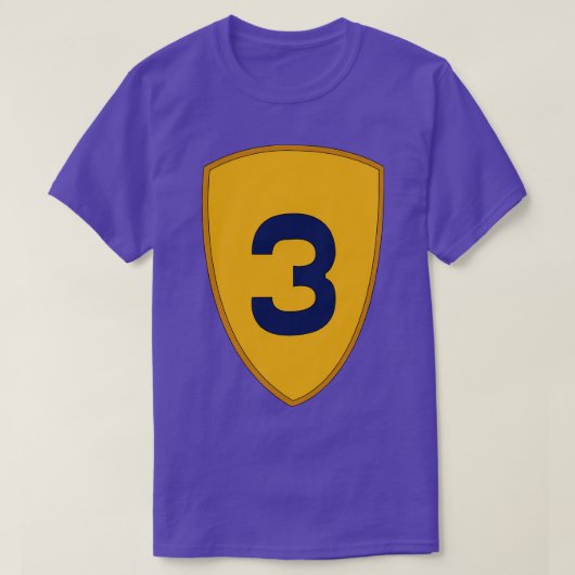第3騎兵師団SSIをテキストにする Tシャツ (デザイン正面)