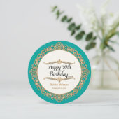 第30ハッピーバースデーパーティーお祝いラウンド招待状 招待状 (スタンド正面)