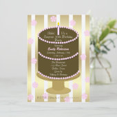 第30回サプライズ誕生日パーティーへの招待 招待状 (スタンド正面)