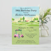 第30回パーティーレディーゴルファーテーマ招待状 招待状 (スタンド正面)