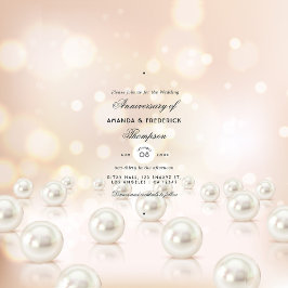 第30回パール結婚ズ記念招待状 招待状