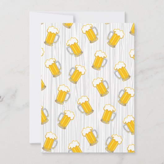 第30回ビールバースデーパーティーマイルストーン招待状 招待状 (裏面)