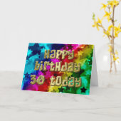 第30回ブライトスター誕生日カード カード (黄色い花)