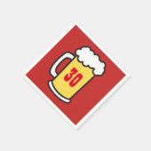 第30回マイルストーンバースデーパーティービアナプキンス スタンダードカクテルナプキン (角)