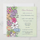 第30回レディースバースデーパーティーカスタム招待状 招待状 (裏面)