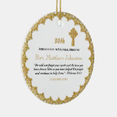 第30回叙事記念日パーソナライズされた聖なる書物、 経典 セラミックオーナメント (右)