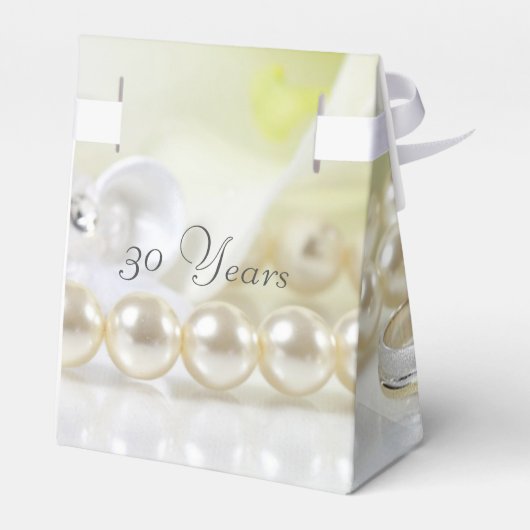 第30回真珠の結婚記念日St.Joseph Lily フェイバーボックス (裏面サイド)