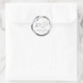 第30回真珠玉結婚の記念日 ラウンドシール (バッグ)