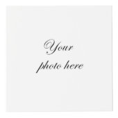 第30回真珠結婚周年記念ハート風船 フォトキューブ (正面)