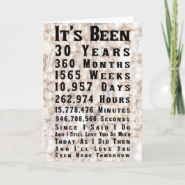 第30回真珠記念日 カード