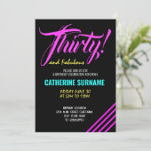 第30回素晴らしい誕生日パーティーお祝い 招待状 (スタンド正面)