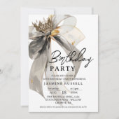 第30回誕生日パーティー女性 招待状 (正面)