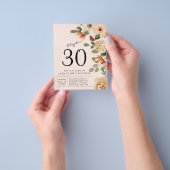 第30回誕生日ヴィンテージフローラ桃チャプター30 チラシ (手)