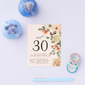 第30回誕生日ヴィンテージフローラ桃チャプター30 チラシ (シングル)