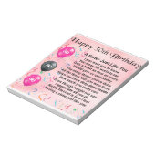 第30回誕生日姉妹詩 ノートパッド (回転)