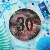 第30回誕生花火inクラウド紙プレート ペーパープレート (パーティー)