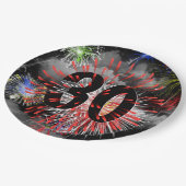 第30回誕生花火inクラウド紙プレート ペーパープレート (アングル)