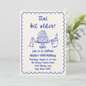 第30回青手描きシャンパンケーキ誕生日パーティー 招待状 (スタンド正面)