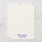 第30回青手描きシャンパンケーキ誕生日パーティー 招待状 (裏面)