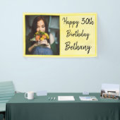 第30回黄色い水彩写真誕生日 横断幕 (トレードショー)