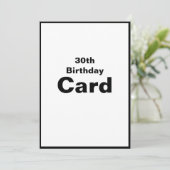 第30回30回30誕生日カード カード (スタンド正面)