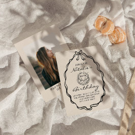 第30回Bow Hand Drawnコケット写真誕生日パーティー 招待状