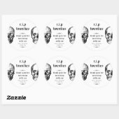 第30回RIP第20回スカル誕生日 ラウンドシール (シート)