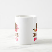 第30彼女のための記念日のギフト コーヒーマグカップ (中央)