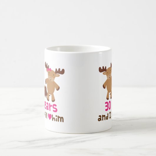 第30彼女のための記念日のギフト コーヒーマグカップ (中央)