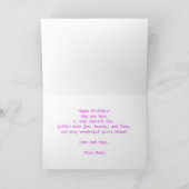 第30日ジェニーオーキズハートモダンゴールデンフレーム カード (内部)