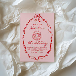 第30期弓手引きコケット第30回誕生日 招待状