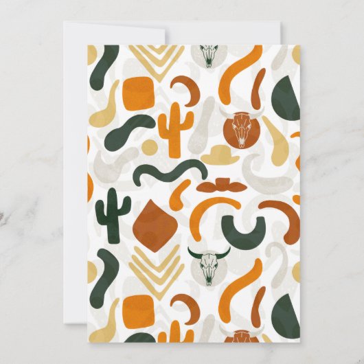 第30期西カウボーイバッファローサボテンモダン 招待状 (裏面)