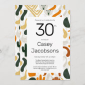 第30期西カウボーイバッファローサボテンモダン 招待状 (正面/裏面)