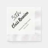 第30期高校懇親会紙パーティーナプキンス 縁ありカクテルナプキン (正面)