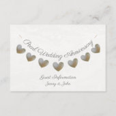 第30真珠の結婚記念日のゲスト情報 エンクロージャーカード (正面)