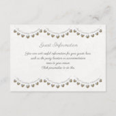 第30真珠の結婚記念日のゲスト情報 エンクロージャーカード (裏面)