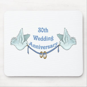 第30結婚記念日のギフトt マウスパッド