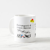 第30記念日のマグ コーヒーマグカップ (正面左)