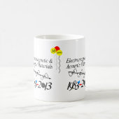 第30記念日のマグ コーヒーマグカップ (中央)