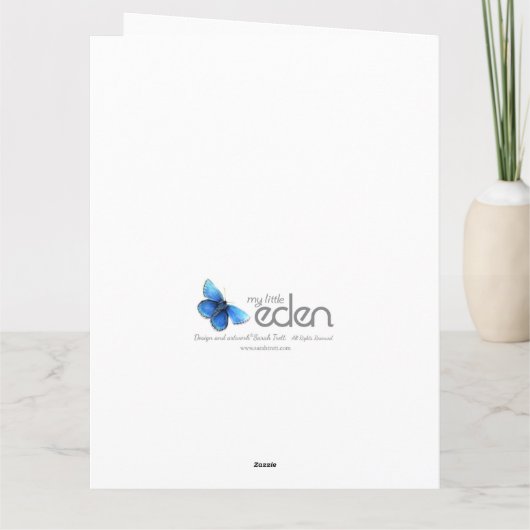 第30記念日の兄弟の義理の姉妹カードを真珠で飾って下さい カード (裏面)